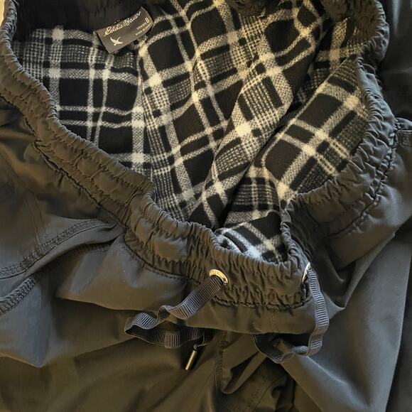 Eddie Bauer Flexion Polar Lined Pants Womens Size 8 Black Waterproof Gorpcore - Picture 3 of 12